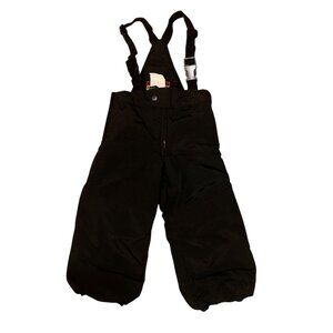 Obermeyer Unisex Toddler Boys Girls 3 Snow Bibs Black Adjustable Straps Winter